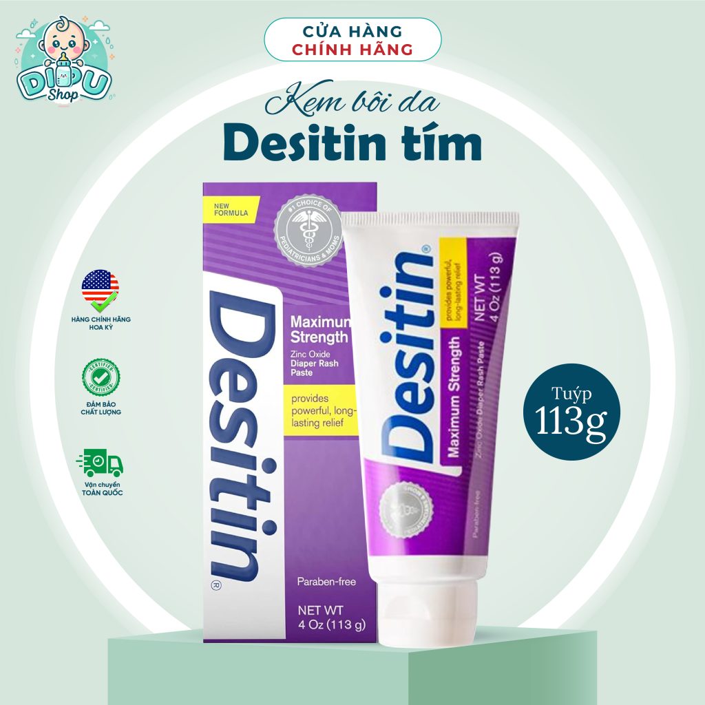 Kem chống hăm Desitin Xanh/ Tím - 113gr