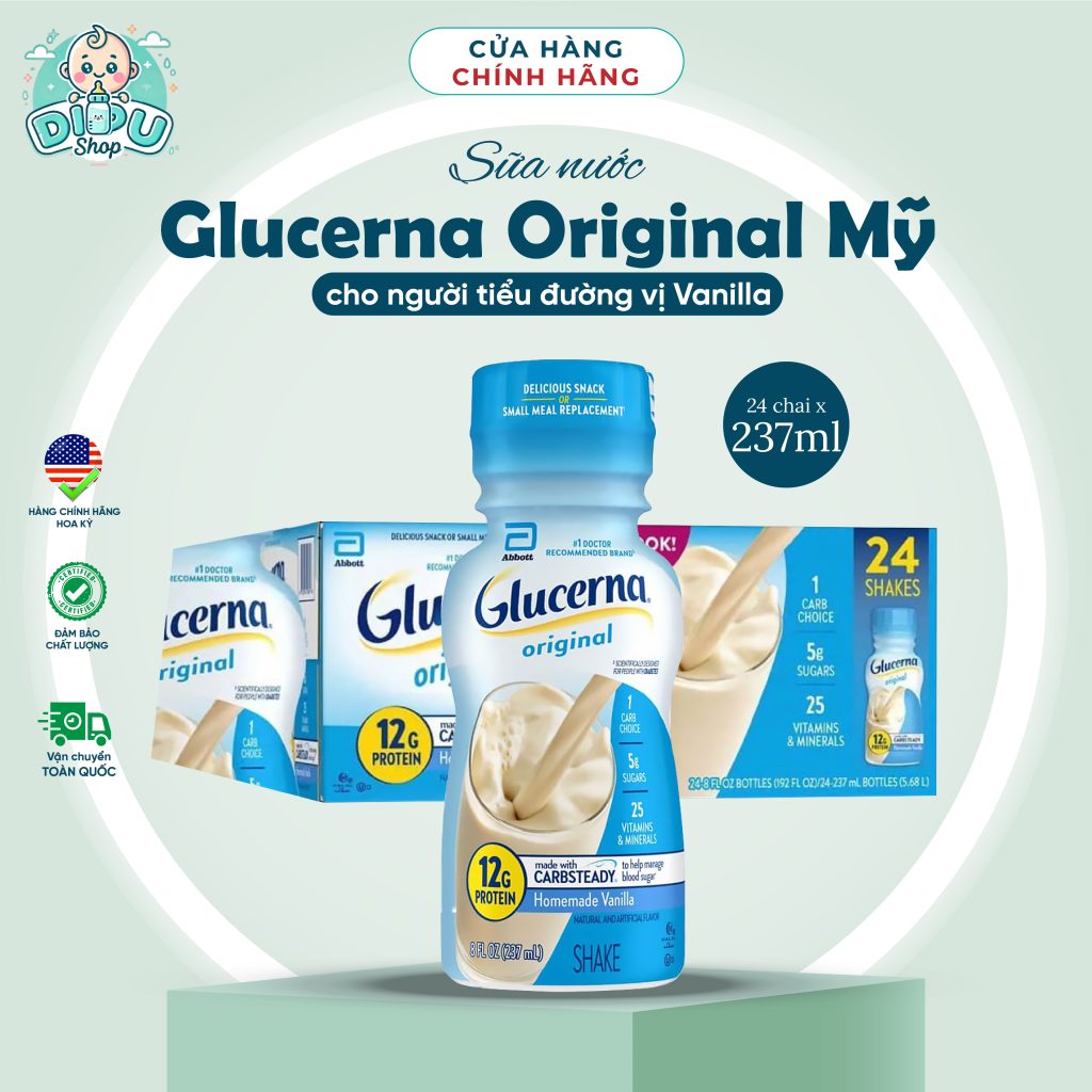 Sữa nước Glucerna giành cho người Tiểu đường