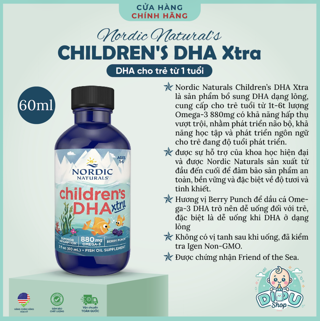 Nordic Naturals' Children's DHA Extra 60 ml