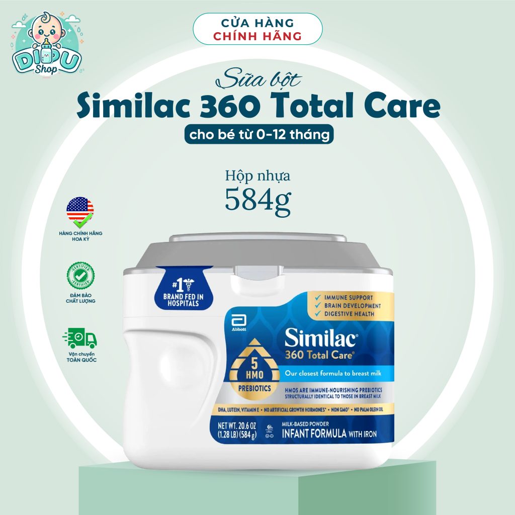 Sữa Similac 360 Total Care nhựa- 584 gr