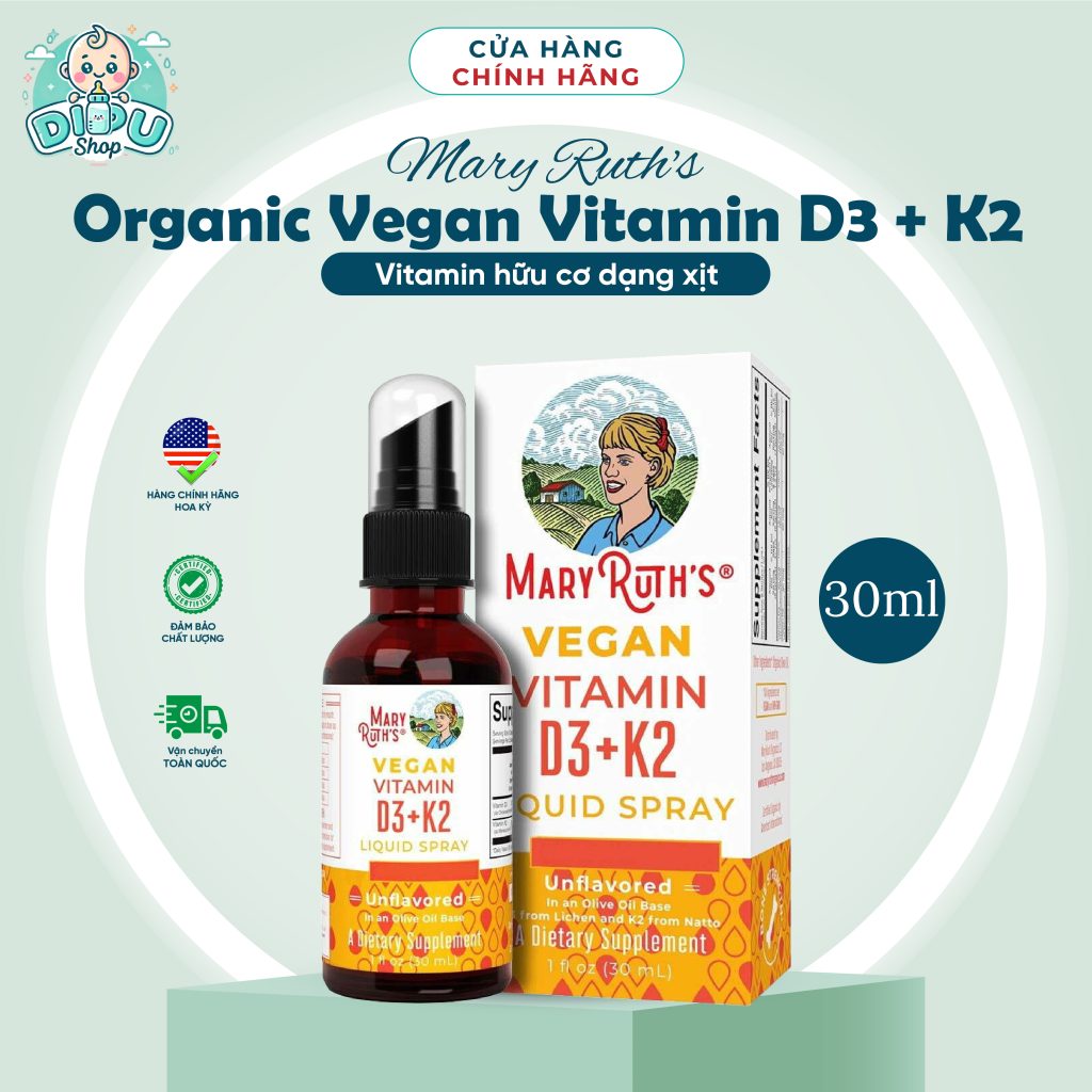 Vitamin D3 K2 Mary Ruth's Liquid Spray - 30 ml