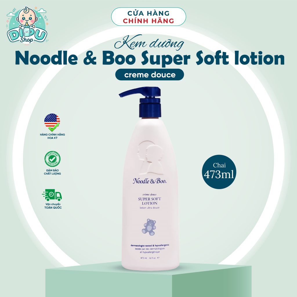 Sữa dưỡng thể Noodle & Boo Super Soft Lotion - Hương Lavande/Creme Douce 473 ml