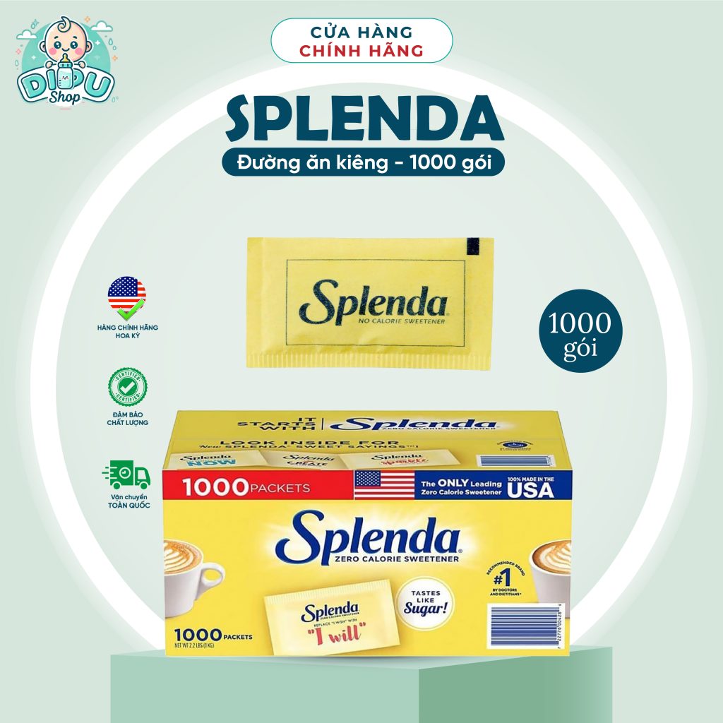 Đường ăn kiêng Splenda - nhiều size