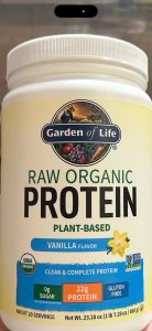 Bột Raw Organic Protein Garden of Life- 660 gr