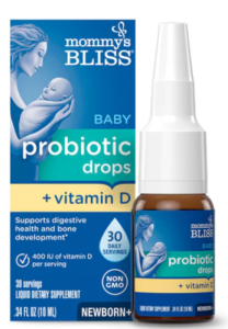 Mommy’s Bliss Probiotic Drops + Vitamin D 10ml – Men Vi Sinh & Bổ Sung Vitamin D Cho Bé