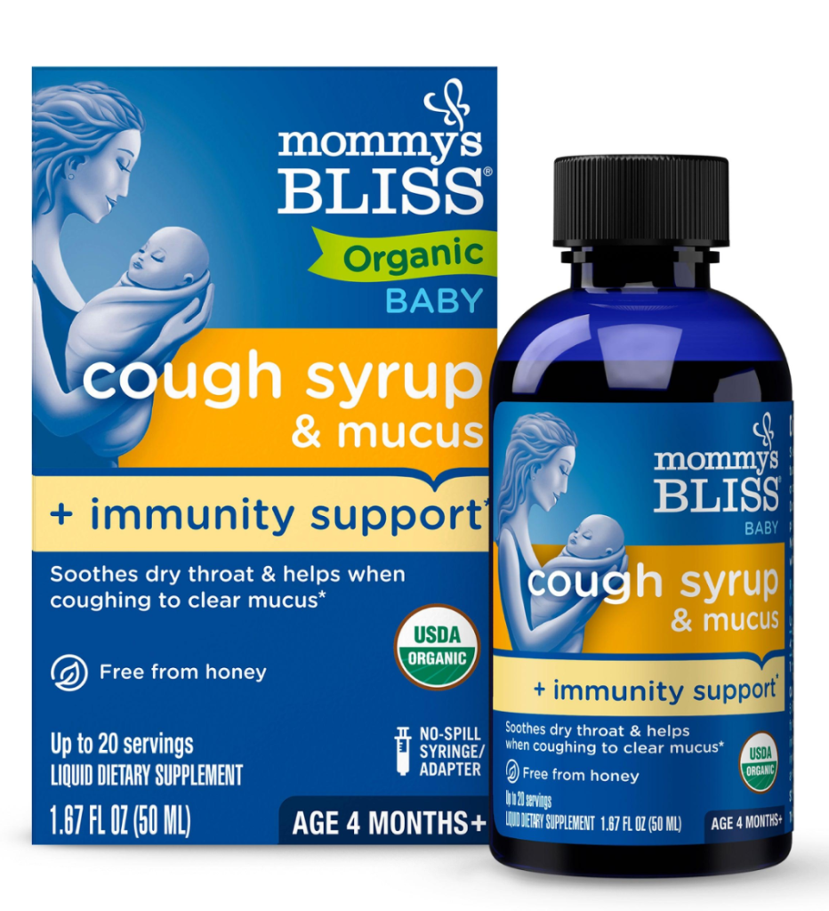 Mommy’s Bliss Baby Cough Syrup & Mucus 50ml – Siro hỗ trợ giảm ho, long đờm cho bé