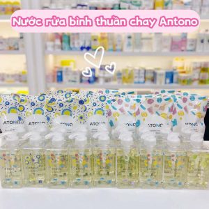 CHAI Nước Rửa Bình Sữa, Chén Bát Và Rau Củ Quả Thuần Chay Atono2 460ml